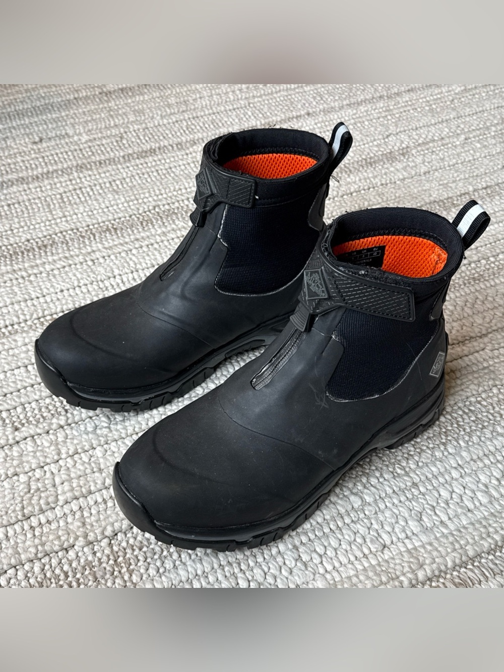 ORIGINAL MUCK BOOTS APEX MID ZIP ANKLE BOOT Black Men's Size 9